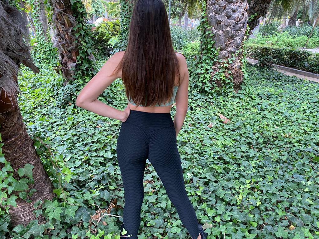Oferta Leggings Fruncidos Red Negro