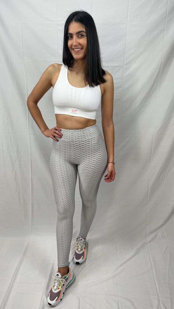 Leggings Fruncidos Red Gris - Imagen 2